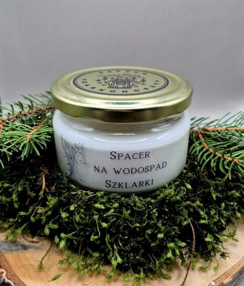 Świeca Spacer na wodospad Szklarki